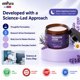 EMPURA bedside scene suggesting relaxation and nighttime ritual benefit