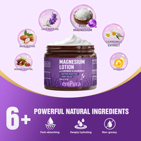 EMPURA jar in hand illustrating 4oz size and portability benefit