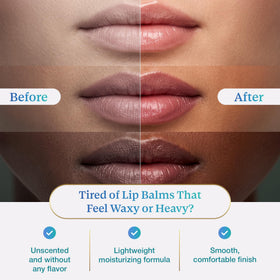 Emu Joy swiped balm texture showing smooth, moisturizing finish