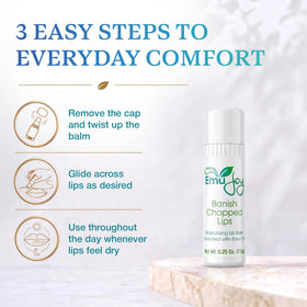 Emu Joy tube placed in a family bag illustrating everyday carry convenience