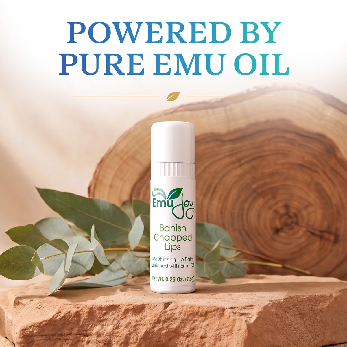 Emu Joy three-pack display emphasizing value and household use