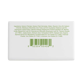 EMUAID moisture bar in bathroom lifestyle shot illustrating easy daily face and body use