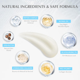EnaSkin application on face and neck demonstrating even coverage and improved firmness