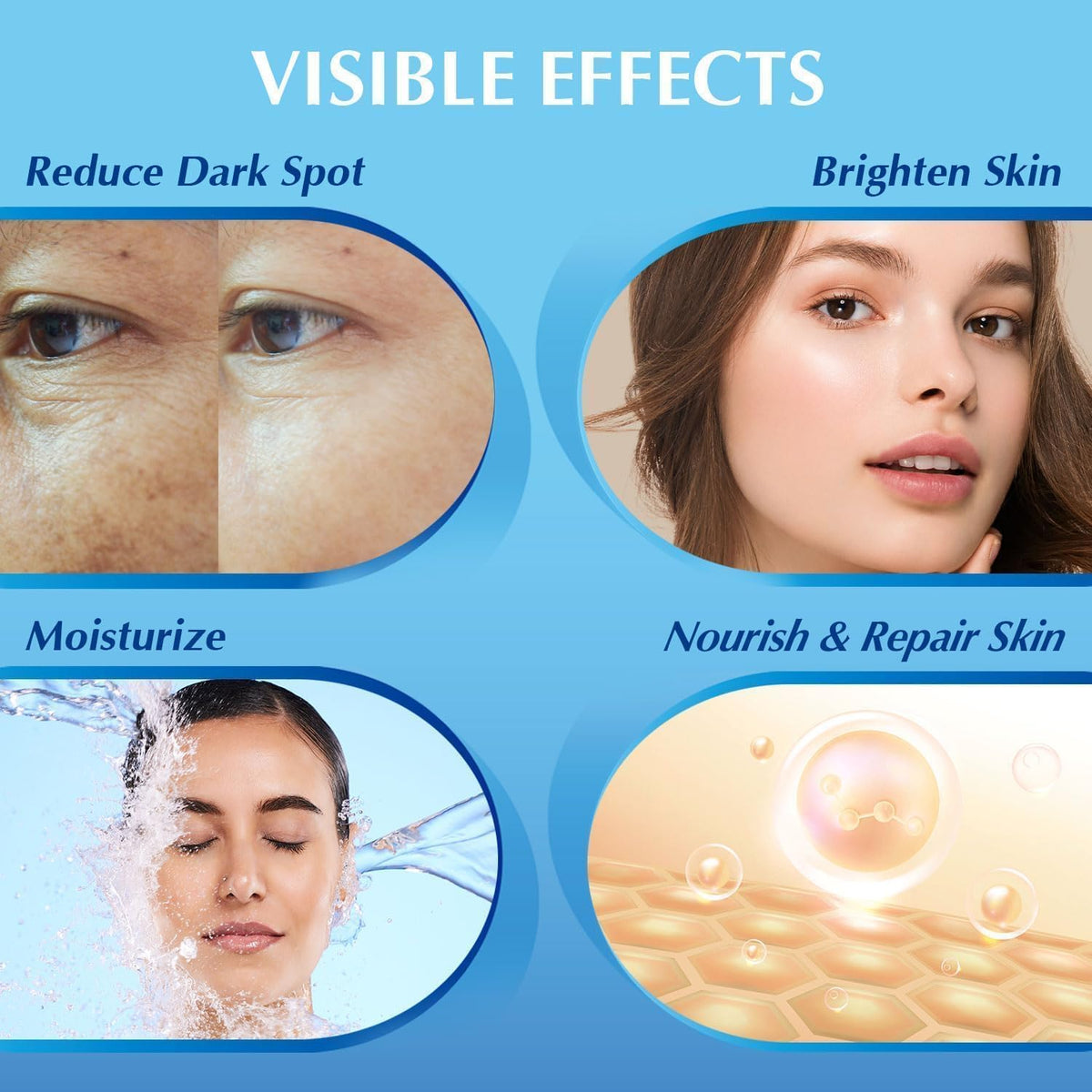 EnaSkin being applied to cheek area illustrating targeted spot treatment