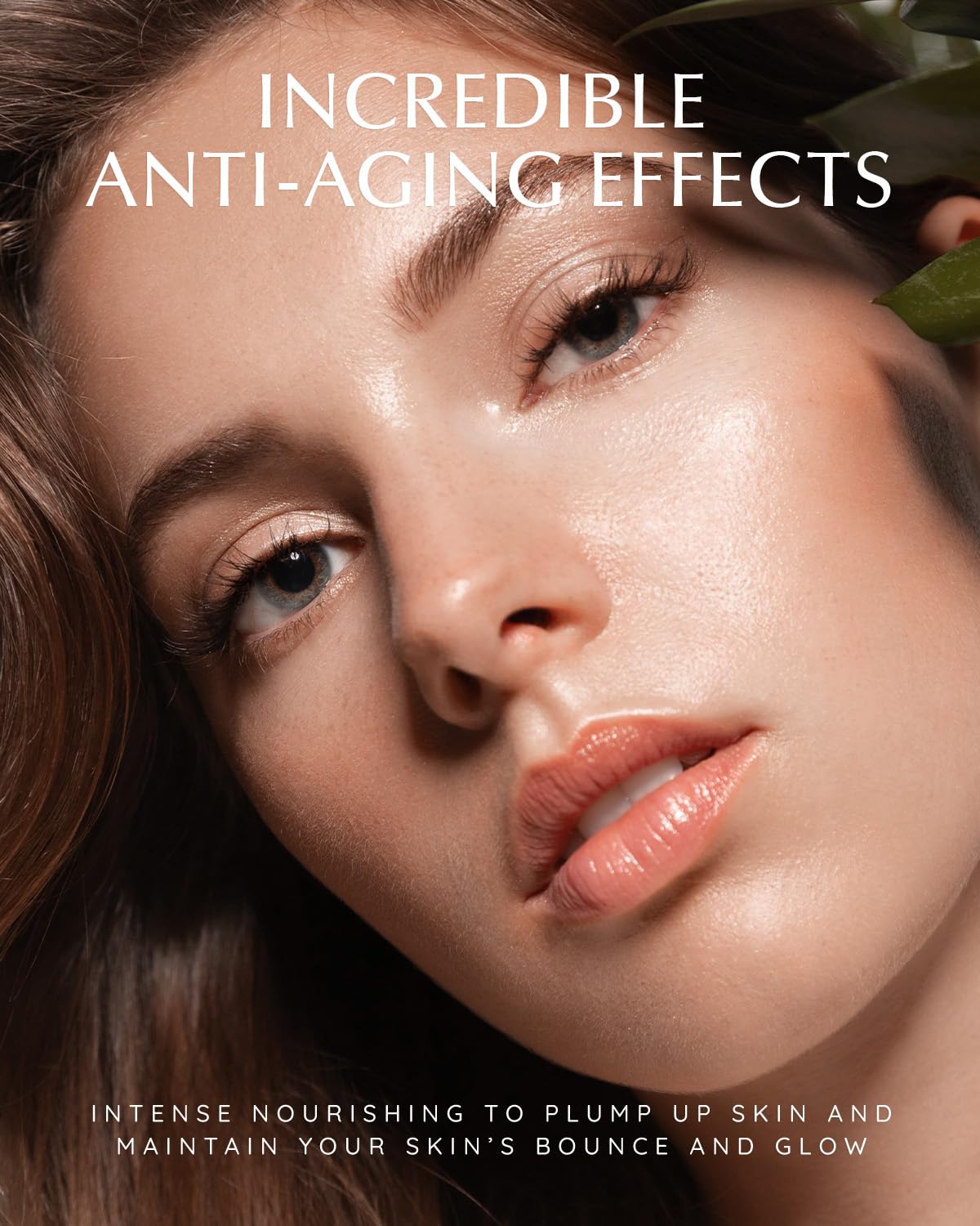 EnaSkin applied to neck illustrating firming and lifting effect