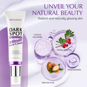 EnaSkin cream texture swatch showing smooth blend for fast absorption