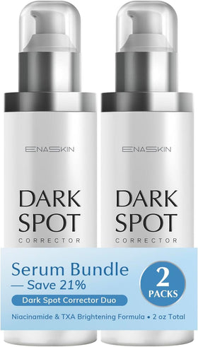 EnaSkin front packaging two-pack showing product and benefits