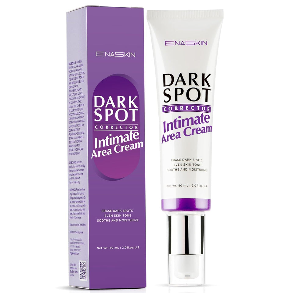 EnaSkin front packaging showing 2 fl oz tube and brand clarity benefit