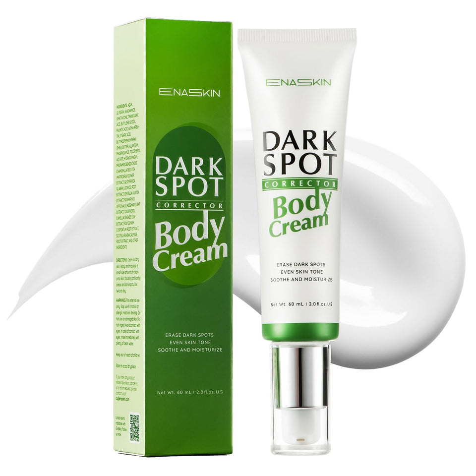EnaSkin front packaging showing tube and label, clear corrective benefits