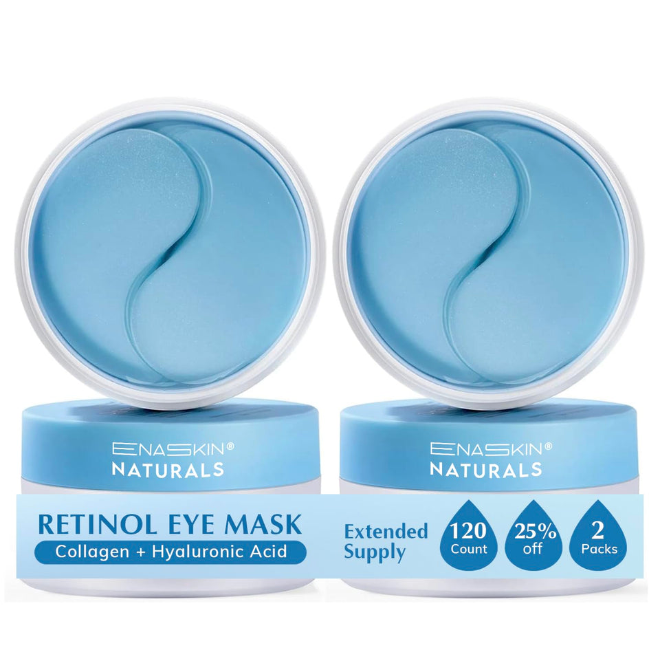 Enaskin Naturals front packaging showing 2-pack and 60 pairs for convenience