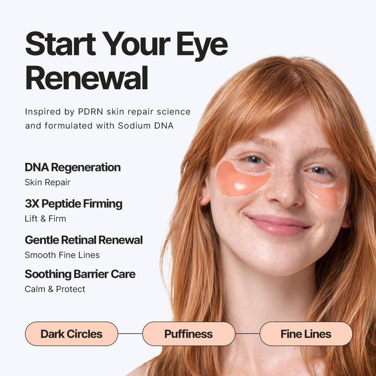 Enaskin Naturals patches on smile lines showing versatility to smooth nasolabial folds