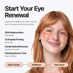 Enaskin Naturals patches on smile lines showing versatility to smooth nasolabial folds
