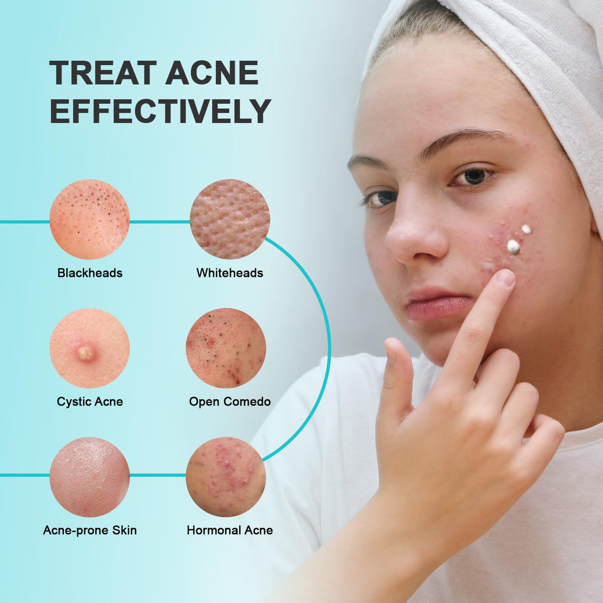 Enaskin Naturals gel-cream texture close-up for fast absorption
