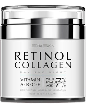 EnaSkin front packaging showing 1.7 fl oz jar and benefits
