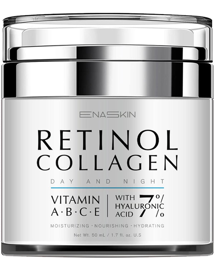 EnaSkin front packaging showing 1.7 fl oz jar and benefits