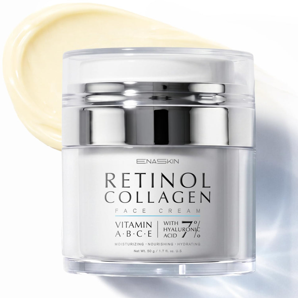 EnaSkin front packaging showing tube and product name, conveying premium anti-aging benefits