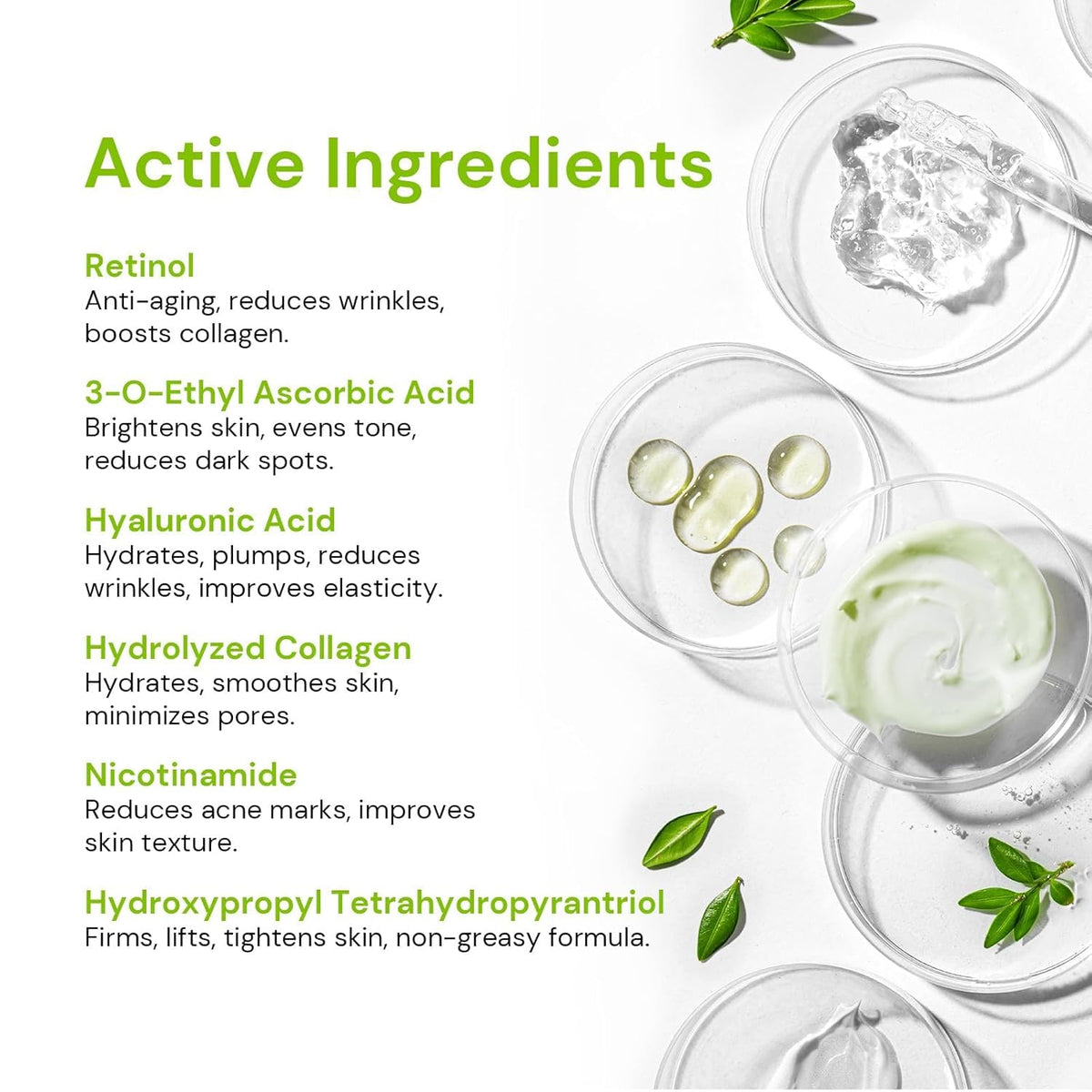 Enaskin Naturals applying serum on hand demonstrating absorbency