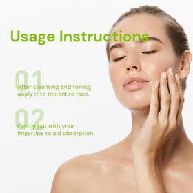 Enaskin Naturals serum on vanity showing nightly skincare routine