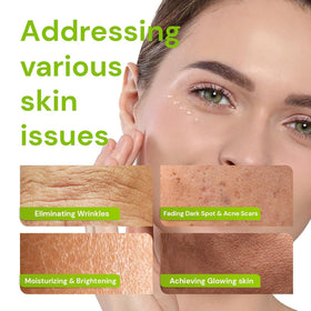 Enaskin Naturals pipette dispensing serum texture and hydration