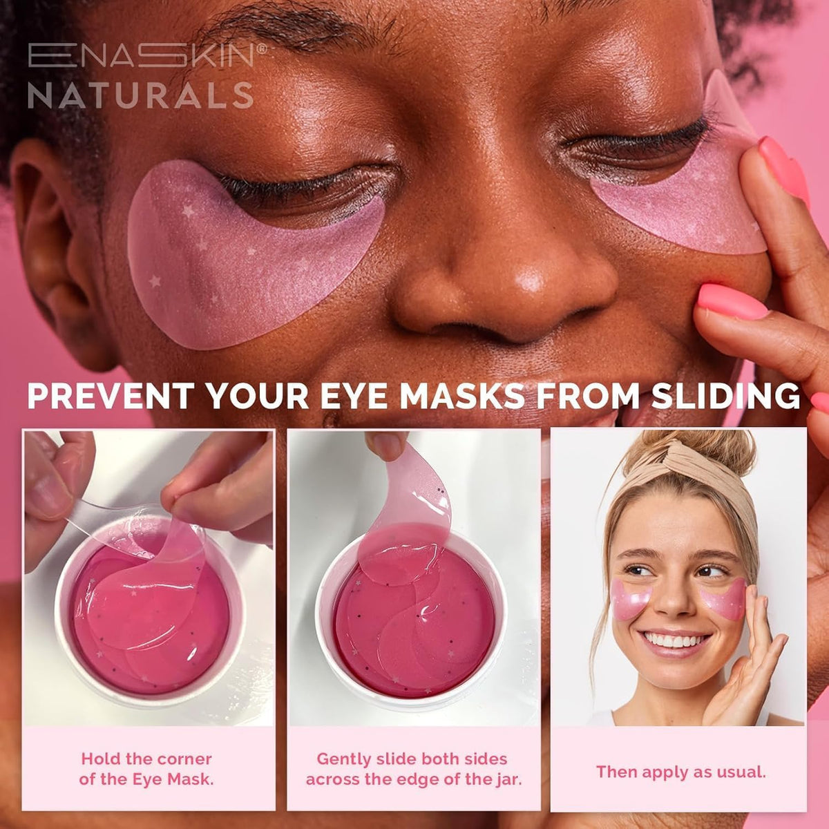Enaskin Naturals close-up gel texture showing hydration effect