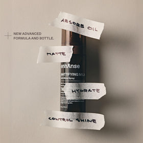 ENHANSE nozzle close-up spraying fine mist for even oil-control coverage