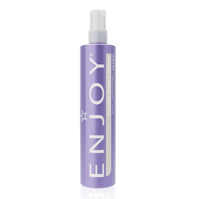 Enjoy conditioning spray front bottle shot showing label and benefits