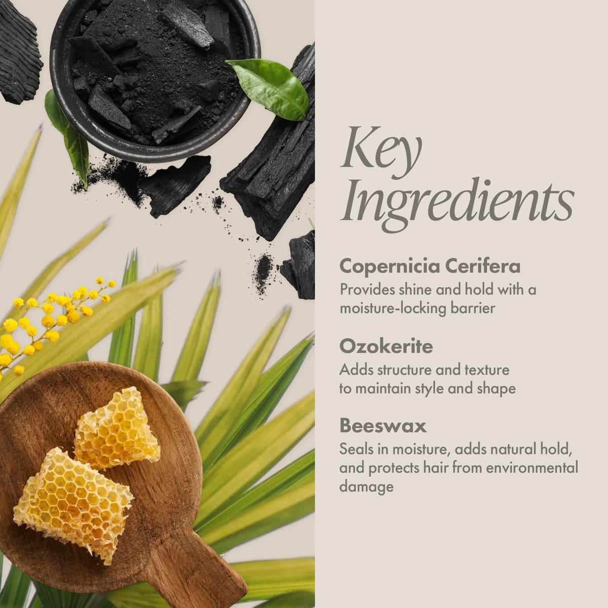 Application in hand demonstrating Enjoy pomade easy emulsify and control