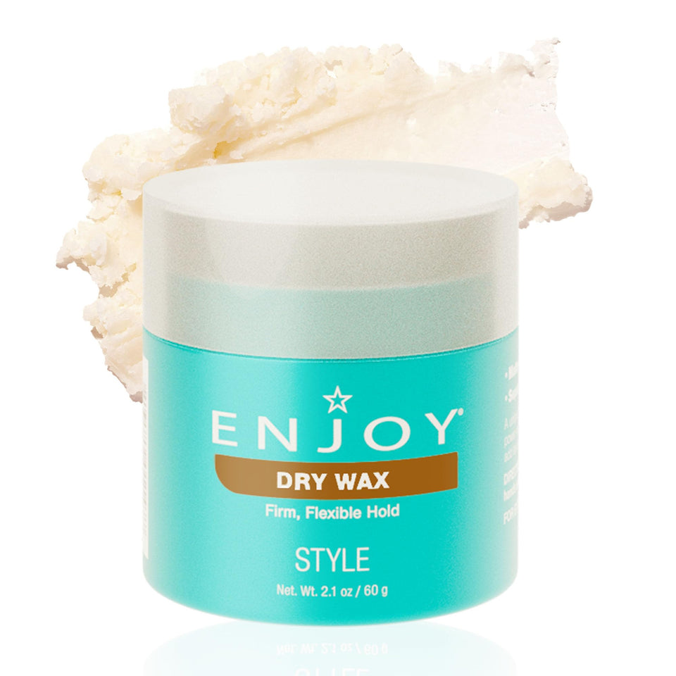 Enjoy dry wax front tub showing compact packaging and clear product name for quick selection