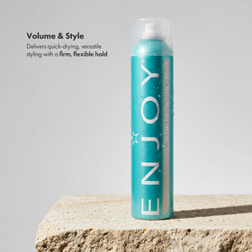 Enjoy finishing spray close-up nozzle demonstrating easy fast-dry application benefit