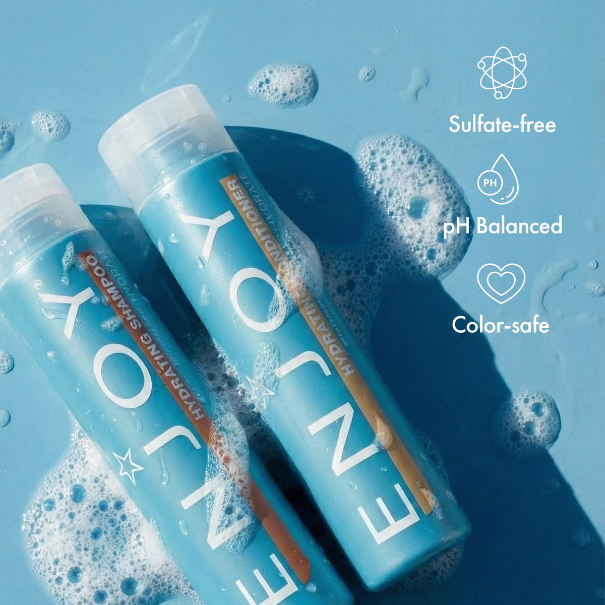 Enjoy hydrating shampoo in shower lathering for gentle cleanse benefit