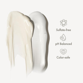 Enjoy in bathroom lifestyle scene showing frizz control and polished finish