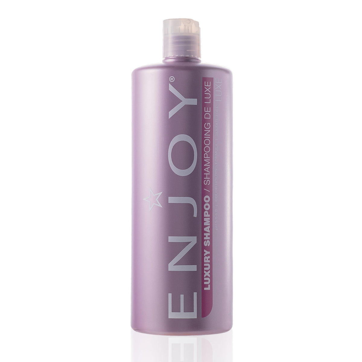 Enjoy front bottle view showing full 33.8 oz packaging and benefit of long-lasting supply