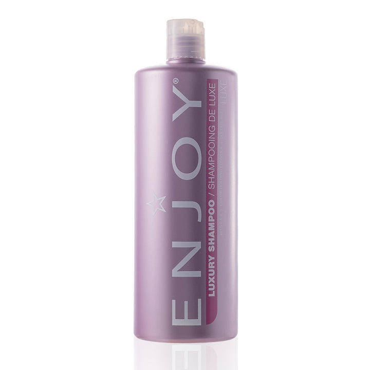 Enjoy front bottle view showing full 33.8 oz packaging and benefit of long-lasting supply