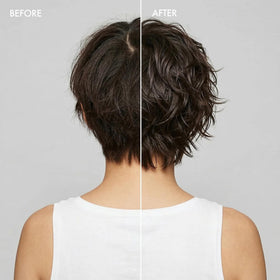 Enjoy molding paste before and after hair transformation with added shine
