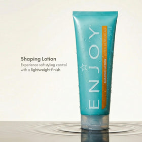 Enjoy shaping lotion cream texture closeup showing smooth consistency and lightweight finish