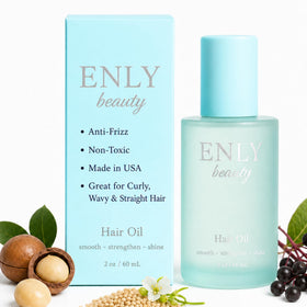 enly beauty front packaging showing bottle and cap for clear identification and appeal