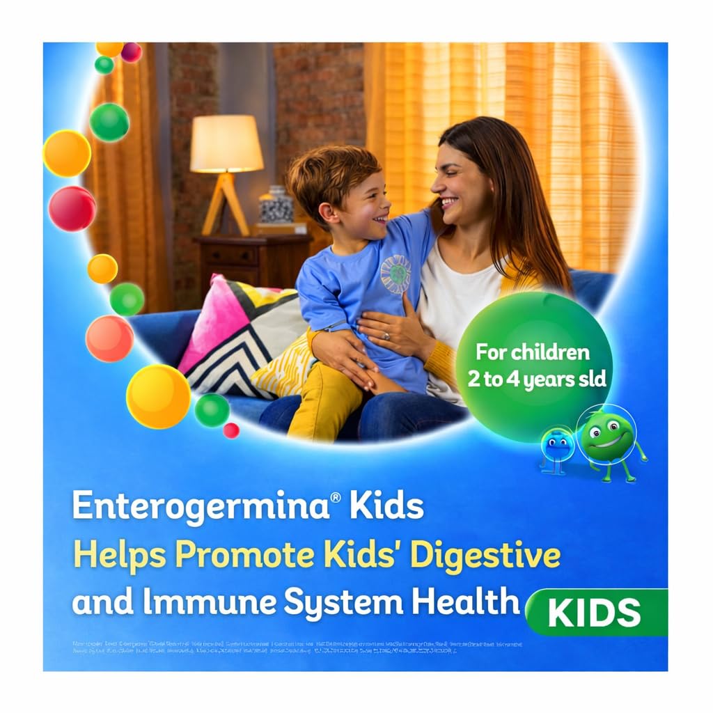 EnterogerminaKids pack in a travel bag suggesting convenience on the go