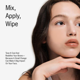 ENTROPY MAKE UP open kit with applicator and instructions for easy use