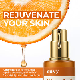 Envy dropper releasing serum showing smooth texture and fast absorption benefit