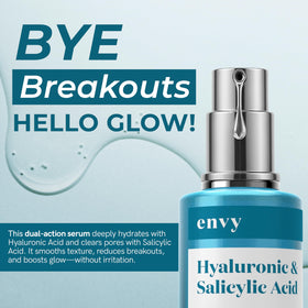 Envy pipette releasing serum droplet highlighting precision application