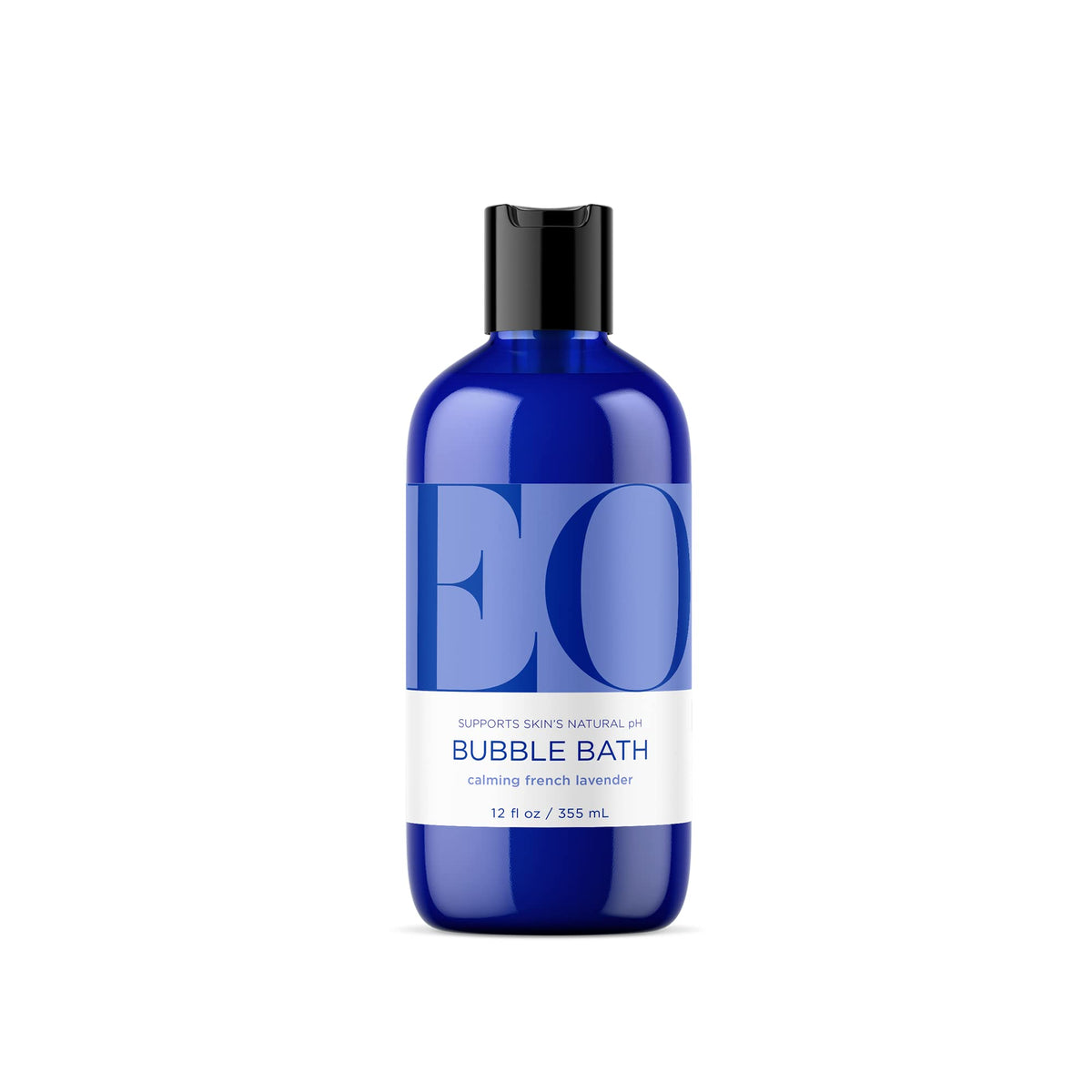 EO front label showing French Lavender bottle and calming branding