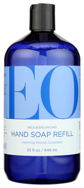 EO front label showing product name and calming lavender scent benefit