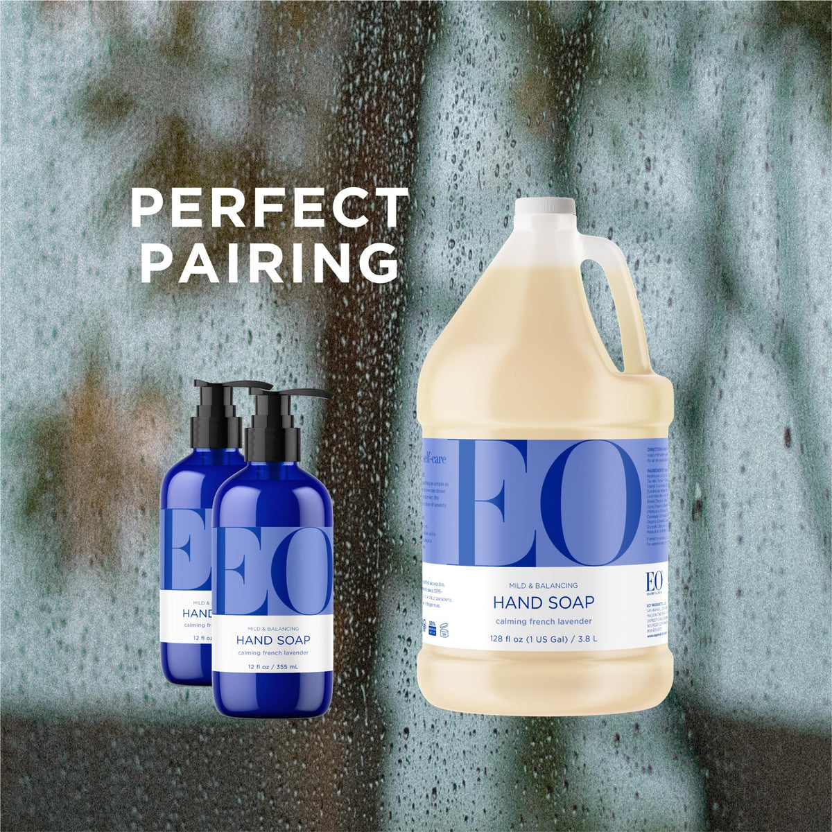 EO label close-up highlighting organic botanicals and ingredient transparency