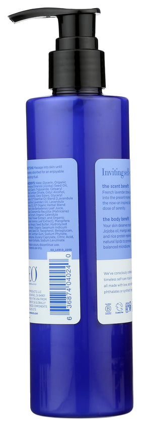 EO lotion pump close-up highlighting dispenser for easy, controlled application