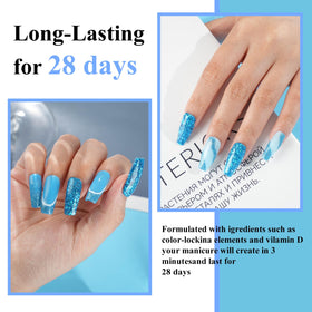 eodci finished manicure lifestyle image showing long-lasting glossy nails