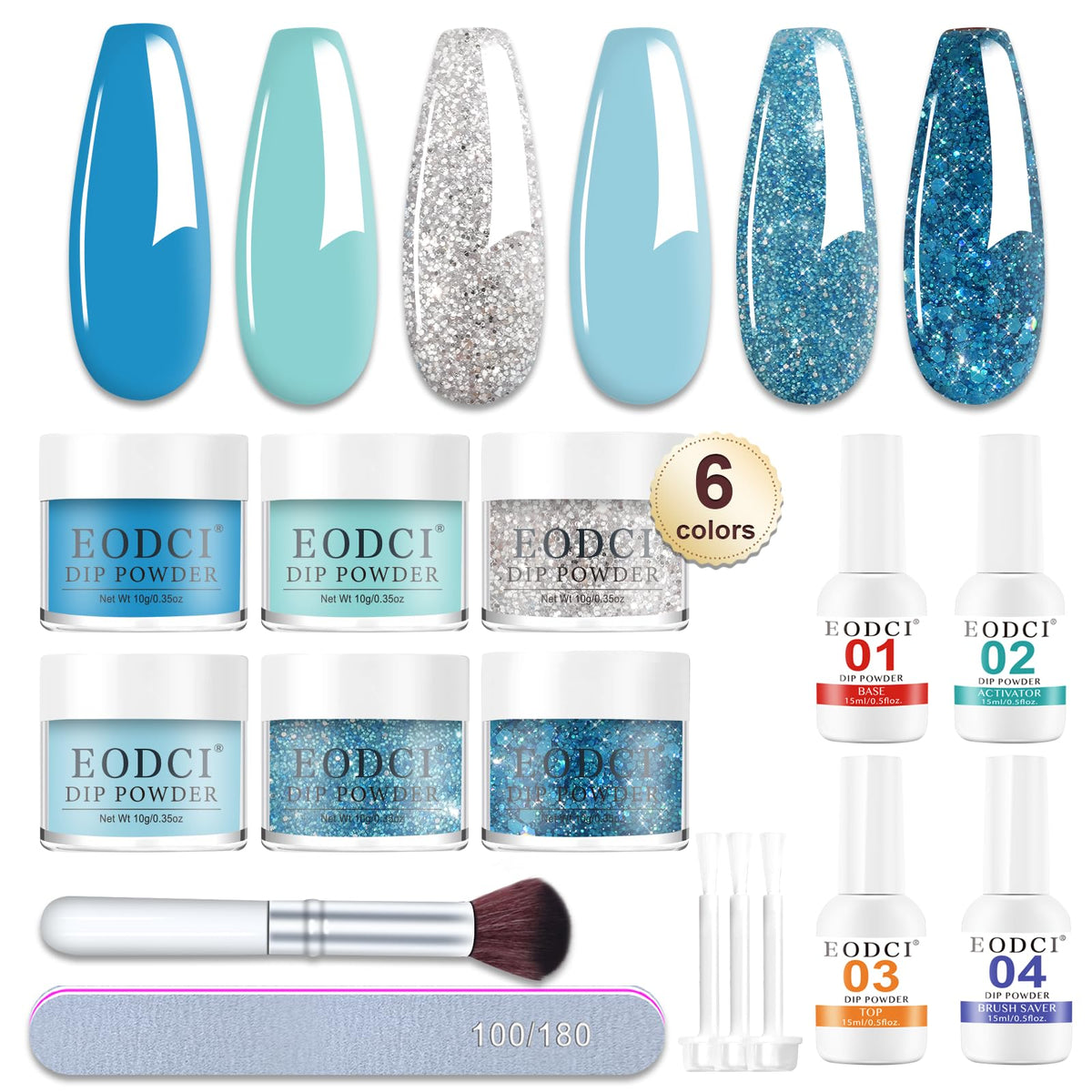 eodci front packaging showing complete kit for easy home manicures
