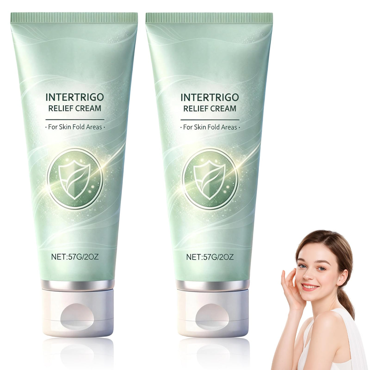 EOIRULA front packaging showing product benefits and two tubes for easy storage