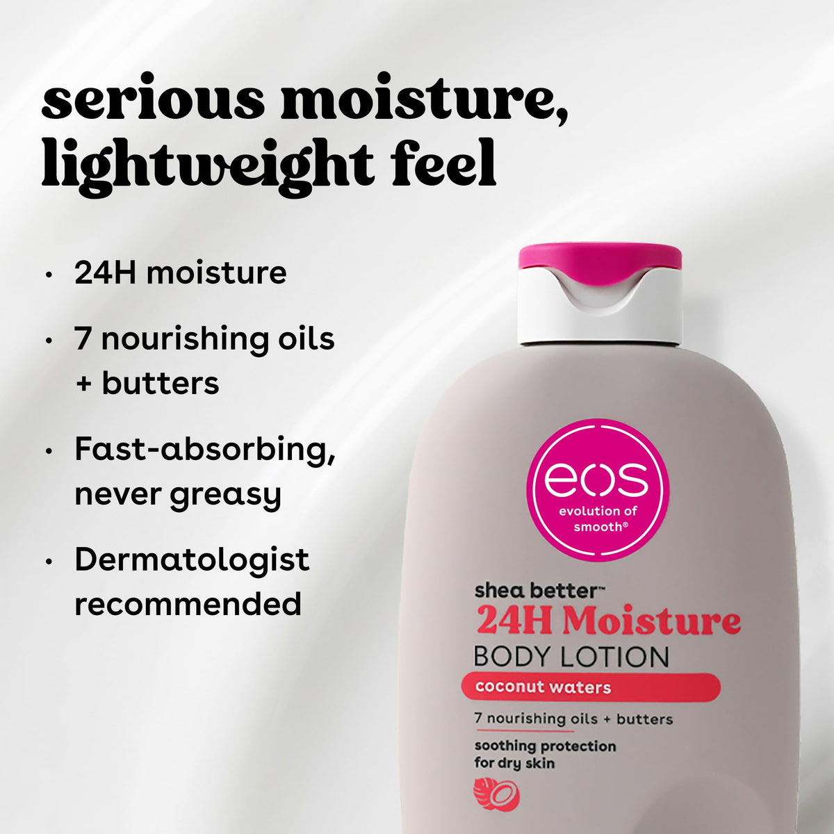 eos shea butter ingredient visual highlighting rich moisturizing benefit