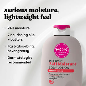 eos shea butter ingredient visual highlighting rich moisturizing benefit
