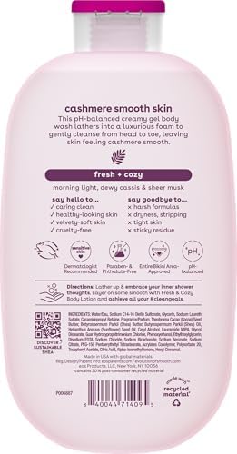eos in shower lifestyle scene illustrating soothing daily body-care ritual